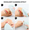 35PU Cleaning Natural exfoliating facial cleansing powder puff groove sponge deep removal blackhead with cosmetic sponge facial cleansing tool d240510