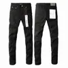 Fioletowe dżinsy 5A dżinsowe spodnie dżinsy designer dżinsów czarne spodnie wysokiej jakości prosta design retro streetwear swobodne dresowe projektanci joggery spodni spodnie