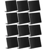 Canecas 12 PCs Decoração de desktop com alimentos escritos Blackboards Buffet Preço Menu PVC PVC Multifuncional Chalkboards