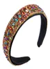 2pcs Colorful Rhinestone creative wideedge show hair accessories supershiny bridal headband1886378