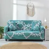 Cubiertas de silla DZQ Cubierta de sofá extensible para la sala de estar Flor impresa elástica Chaislonge PROWER PROWER 1/2/3/4 Asiento