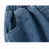 Шорты для мальчиков джинсовые шорты для детей от 1 до 2 3 4 5 6 7 лет Pure Cotton Soft 2024 Summer Blue Black Childrens Kids Short
