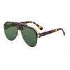 Nuovi occhiali da rospo mezzo telaio alla moda, autista alla moda, occhiali da sole per donne, sfumature H513-16