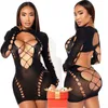 Sexy Set Hot sexy fishnet dress floral lingerie womens erotic tight fitting clothing sex set transparent pornographic bikini club new Q240511