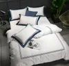 5Star el White Luxury 100 Egyptian Cotton Bedding Sets Full Queen King Size Duvet Cover BedFlat Fitted Sheet set 6pcs 2011289064850
