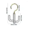 Hooks 360 Rotatable Hook Light Luxury Wardrobe Hole-free Hanging Tie Belt Scarf Bag Cactus Hanger Wall Mounted For Coats