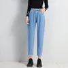 Damesjeans Vintage High Taille Straight Pant For Women Streetwear Loose Female Denim Buttons Zipper Ladies Trouser 2024