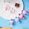 5pcs Bougies Créative Creative Cake Animal Cake Bear Bear Pig Horse Birthdle Bandle First Year Party Saint Valentin Pay Childrens Day Candle