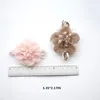 Decorative Flowers 8 Pcs Yarn Fabric Faux With Ribon Novelty DIY Accessories For Clothes Brooch Jewelry Shoes Buckle Making