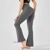 AAA Designer LUL Pantalons de yoga sportifs pour femmes confortables New New-Side Nylon Louting Hip Terre Crop large Ligne de la jambe Running Forness pour les femmes