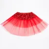 Party Favor 12pcs Children Baby Sweet Cute Mesh Color Sequins Ballet Dance Fairy Princess Costume Dress Up Props Gift Skirt Girl