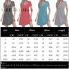 Casual Dresses Women's Solid Color 3/4 Sleeved With Pockets Summer Youthful Elegant Boho Beach V-Neck Vestidos Cortos