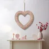 Décoration de fête 2024 Couronne au cœur des décorations de la Saint Valentin GRAND COEUR PENDANT DE MARIAGE INS LOBILIT