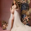 マタニティドレス妊婦写真小道具ドレス透明な真珠妊婦ドレス妊婦セクシーな服t240509