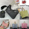 Pda tissage sac de design femmes designer hommes sacs d'épalgère crossbody pavan à glissière dame luxurys sacs à main