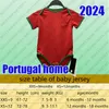 2024 2025 Brazilië Babyvoetballen Jersey Mexico Kinderen voetbalshirts Inter Miami Baby onesie set Portugal baby peuter geschenken Liverp Oolf FC Kids set kits geschenken