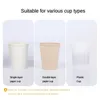 Storage Bottles Wall-mounted Cup Remover Universal For Paper Cups Disposable Dust-proof High Capacity No Punching Kitchen Ps Abs