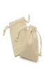 Lote de envoltura de regalo lino de algodón pequeño bolsillo natural de bolsas para joyas de caramelo regalos de arpillera de yute con cordero13883561