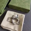 Classic Exducite 925 Silver Plated Wedding Band Rings Designer Letter Ring Bague Bijoux For Men Women Party Lovers Gift Högkvalitativ smycken med låda