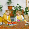 Opslagflessen mand Decoratieve multifunctionele plastic bestek Organisator Sorteerbox Creatief geweven binnen eenvoudig kantoor Kind speelgoed