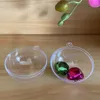 4 decorazioni di natalizie di plastica trasparente cavo in plastica per le vacanze regalo creative palline sospese per le palline s s s s s s s s s s s