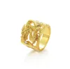 MGFAM 205R Dragon Rings för maskulina män 24K Pure Gold Plated China Mascot National Style Jewelry4914905