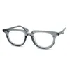 Théo lunettes optiques pour hommes Femmes Retro Designer Fiche de mode Lunes Acetate Full Cadre Elasticité Détail