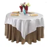 Table Cloth El Tablecloths Pure Color Round More Upscale Double Box_Jes3228