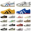 onitsukas tigers mexico 66 designer skor för män kvinnor svart vit blå gul beige silver sport sneakers tränare mens skor