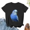 Polos Blue Budgie Parakeet Lovers Design T-shirt Vêtements d'anime T-shirts femme mignonnes