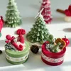 5Pcs Candles Christmas Cake Candles Scented Candles Home Decoration Gingerbread Man Cookies Fragance Candles