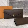Portefeuille de créateur 2024 Sac d'embrayage de mode Sac de portefeuille imprimé Sac de portefeuille féminin Couleur assortie Boîte cadeau de sac à main haut de gamme