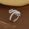 Wedding Rings Originele 925 Sterling Silver Snake Ring Geschikt voor vrouwen kan genieten