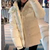 Top Designer Down Jacket Winter Clothing New Thicked 70-årsjubileumsgås Jacka Kvinnor Mens Par Style High-End Coats