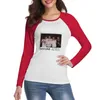 Women's Polos Mom Jeans Band Love T-shirt z długim rękawem White T Shirts Graphic Oversizeed Korean Ubrania