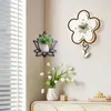 Decorative Plates Lotus Flower Shelf Candle Cup Organizer Crystals Display Rack Living Room Decoration Wall Storage Holder Retro Decor