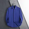 Tasarımcılar Bahar Sonbahar Uzun Kollu Tasarımcı Bowling Gömlek Erkek Moda Geometrik Mektup Baskı Düğmesi Aşağı Elbise Dönüş Gömlek Adam Artı Gömlek T8