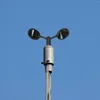 Garden Decorations Wind Meter Tool Anemometer Cup Gauge Sensor Transmitter Replacement Abs Air Flowing Speeds