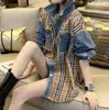 Womens Blouses Shirts Embroidered Shirts Coats for Women Long Sleeve Fashion Cardigan Thin Breathable Blouses Tops