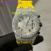 VVS Moissanite ghiacciato a prezzi più bassi con orologio in stile progettato e moderno per uomini