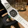 Çok Fonksiyonlu Erkek Mekaniği Watch Wristwatch Şarap Varil İzleme Serisi Tam Otomatik Seramik Kılıf Beyaz Bant Erkekler