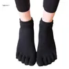 Kadınlar SOCKS UNISEX YOGA KULLANIMLARI DOĞRU RENK 5 TOE AYANICI YAPICI DEĞİL HOSIERY J78E