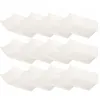 Tasses 20 pcs plateaux jetables contenant des récipients à emporter Fried Papier Frises Frises Papier Micro-ondes Aliments Microwavable