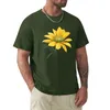 T-shirt de fleur jaune pour hommes pour un garçon t-shirts blancs coutumes blancs hommes