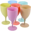 Tassen 6 Stcs hohe Saftglas Hochzeitsfeier Goblets Plastikbecher Champagner Cocktail-Trinkhaus-Antiballbar