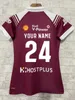 2024 Harvey Norman Womens Home/ Qld Maroons Rugby Jersey Size S-XL (nome e número personalizados)