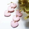 Dangle Earrings Fanshion Polymer Clay Women Handmade'sDay Pendant Heart Drop Earing Jewelry Accessory Gift