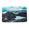 Tappetini da bagno montagne astratte paesaggi naturali paesaggio foresta flanella decorazione del bagno tappeto da bagno non slip rooming room pad