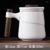 Kubki chińskie filiżanki herbaty z filtrem ceramiczna kreatywna bąbelka kubek kongfu kawa
