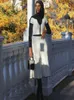 Femmes d'été Blanc Long Jupe Suit à manches courtes Vneck Crop Top Set plissé Robe élégante Ensemble de jupe 2 pièces plus taille S3xl 240507